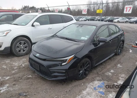 2024 Toyota Corolla Hybrid Se from USA, damaged, VIN JTDBDMHE0RJ005257